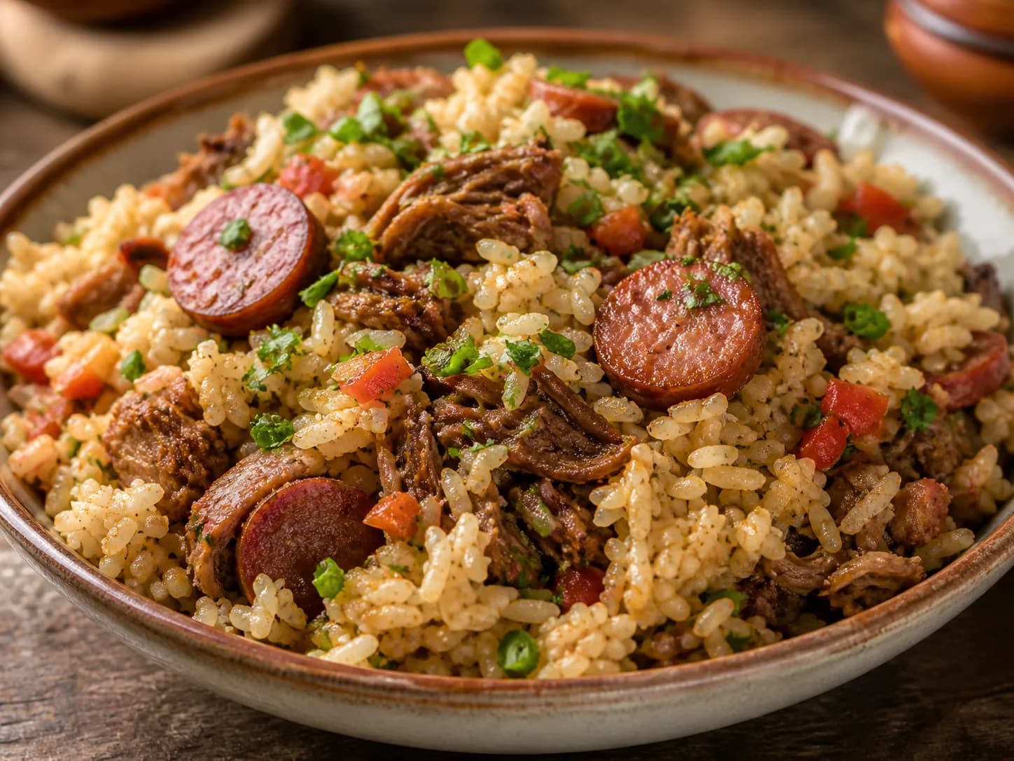 Foto ilustrativa da receita Arroz Carreteiro