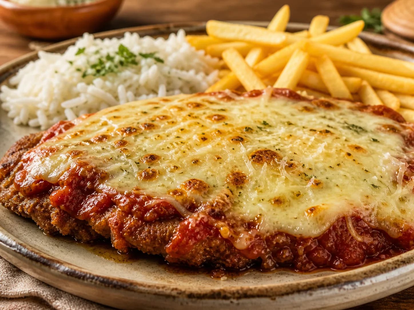 Foto ilustrativa da receita Bife à Parmegiana