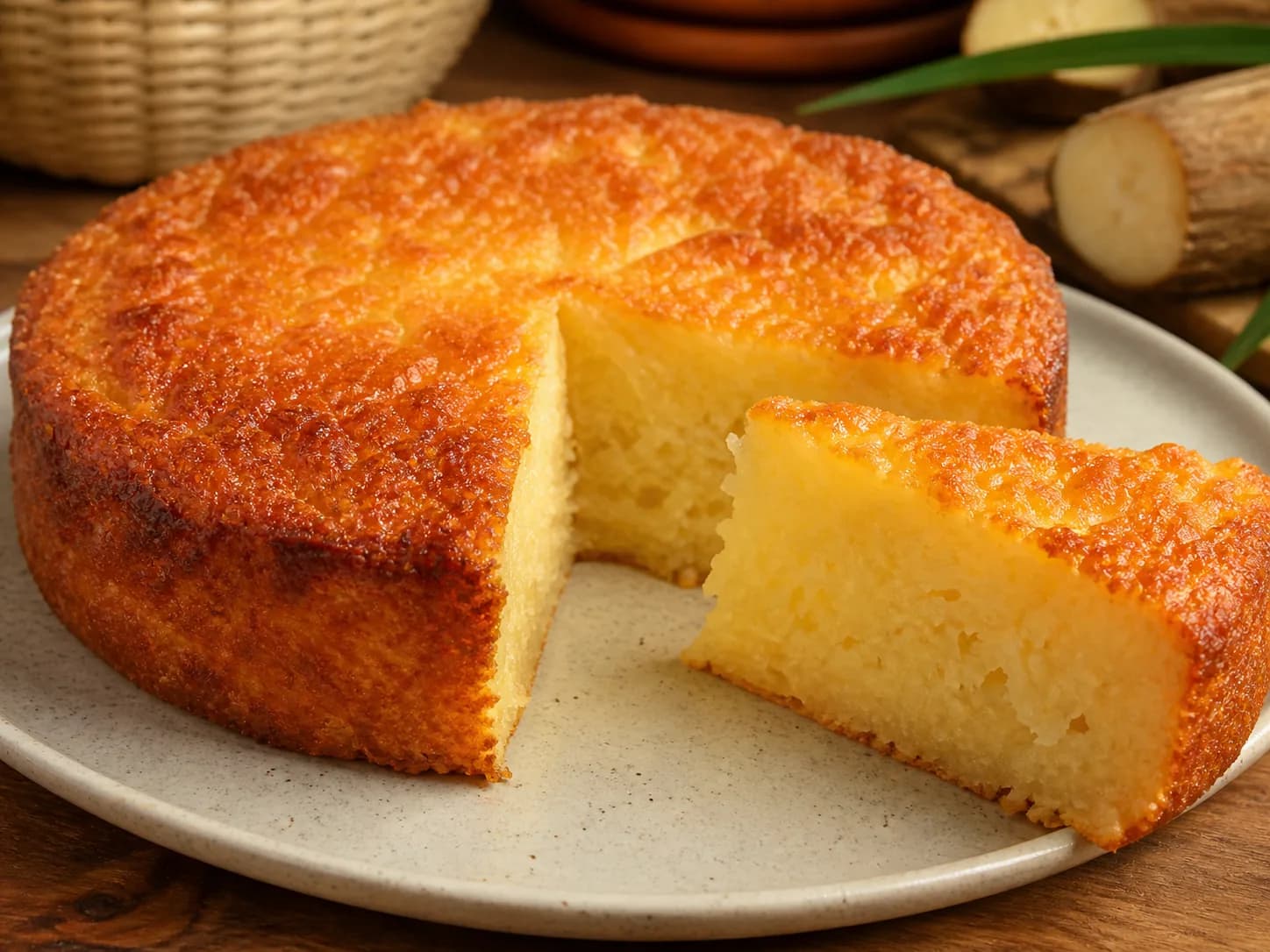 Foto ilustrativa da receita Bolo de Aipim