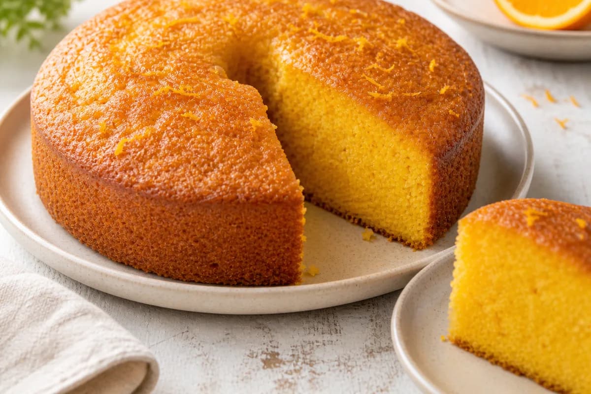 Foto ilustrativa da receita Bolo de Laranja Simples
