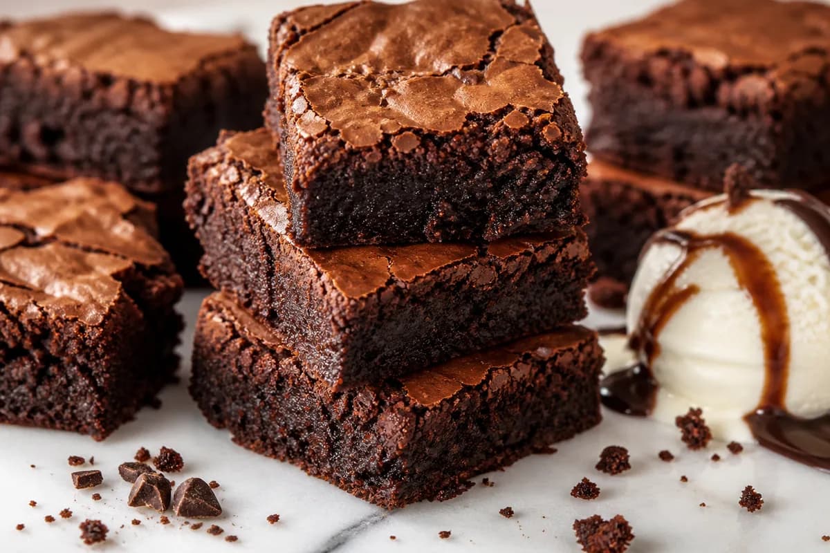 Foto ilustrativa da receita Brownie de Chocolate