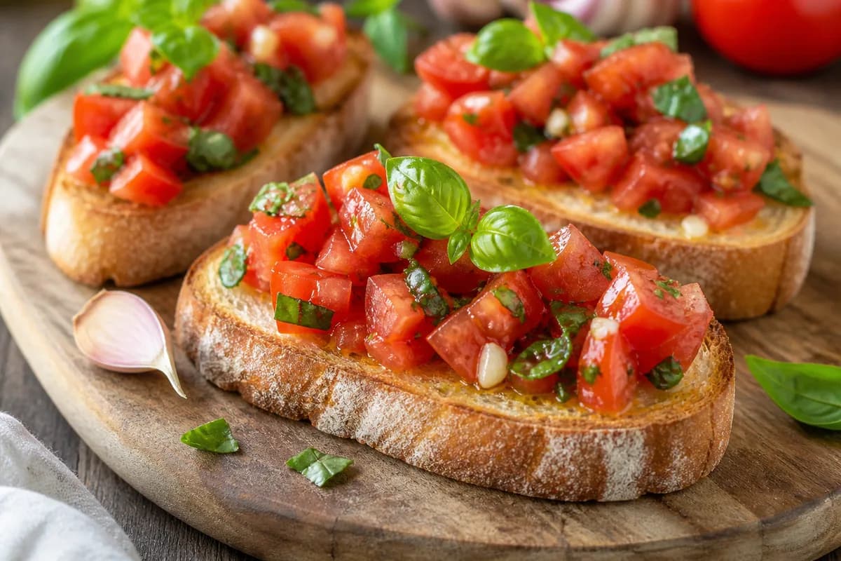 Foto ilustrativa da receita Bruschetta de Tomate