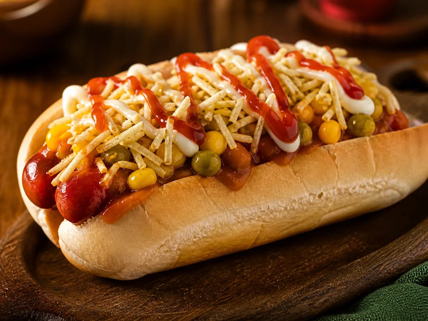 Foto ilustrativa da receita Cachorro-Quente Brasileiro