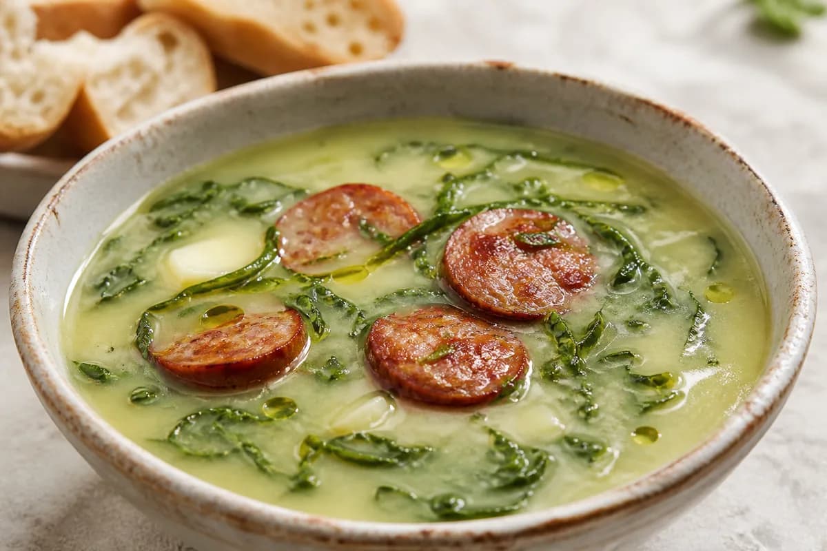 Foto ilustrativa da receita Caldo Verde