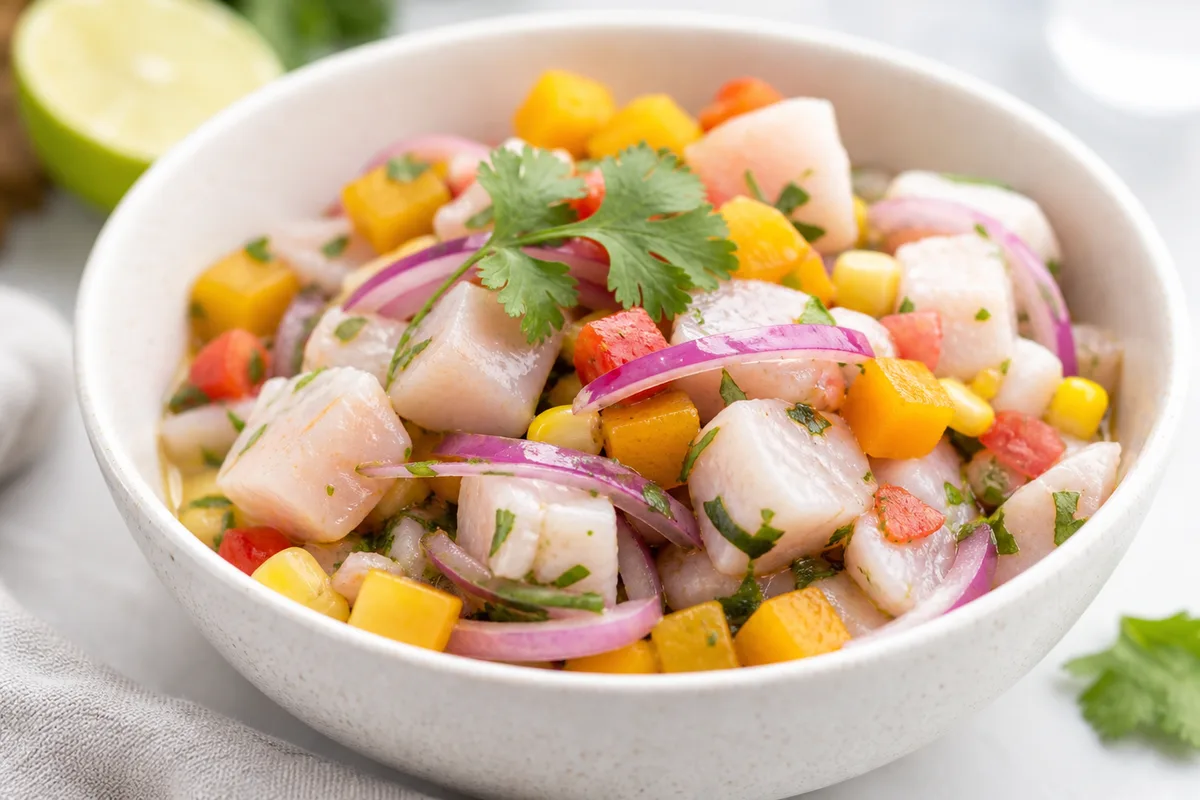 Foto ilustrativa da receita Ceviche de Tilápia