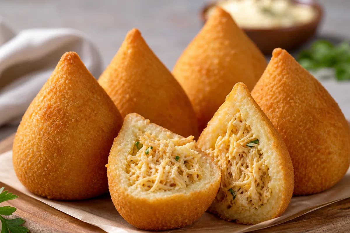 Foto ilustrativa da receita Coxinha de Frango