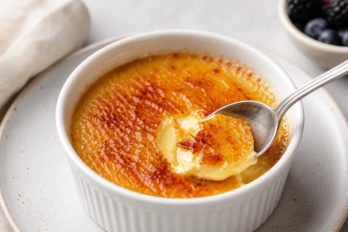 Foto ilustrativa da receita Crème Brûlée Simples
