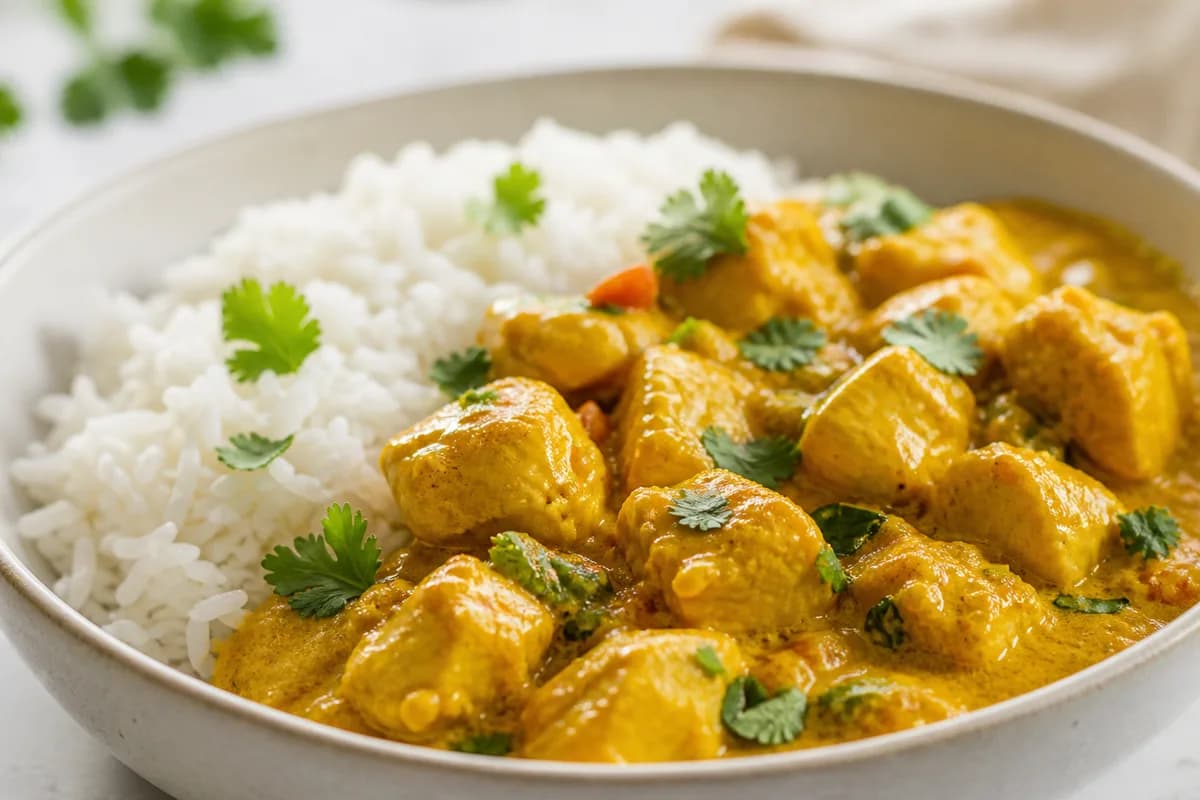 Foto ilustrativa da receita Curry de Frango