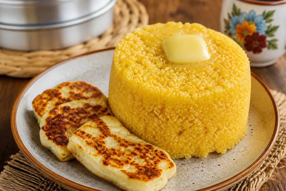 Foto ilustrativa da receita Cuscuz Nordestino