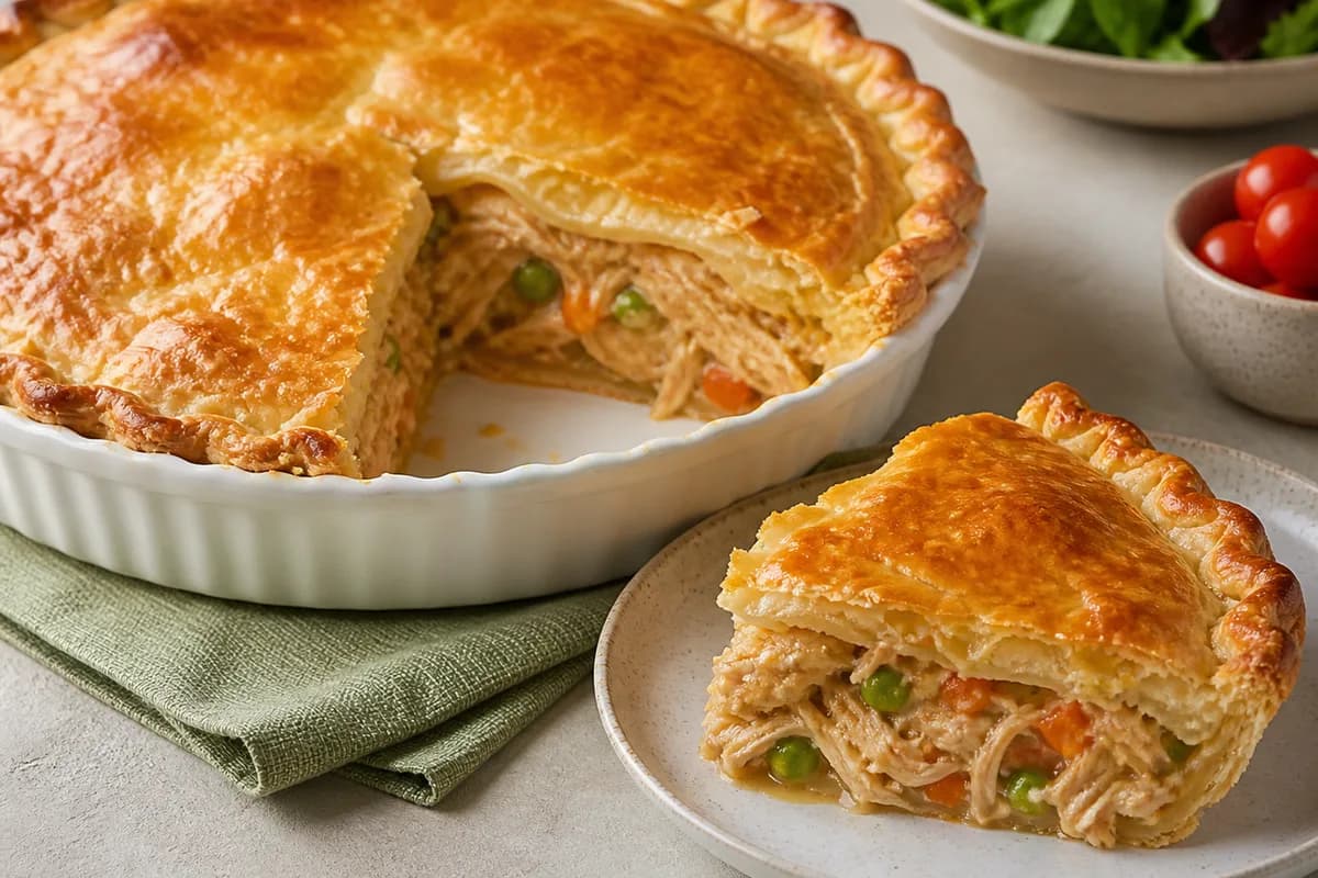 Foto ilustrativa da receita Empadão de Frango