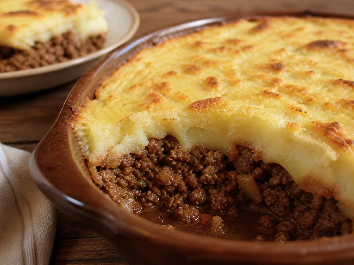Foto ilustrativa da receita Escondidinho de Carne Moída