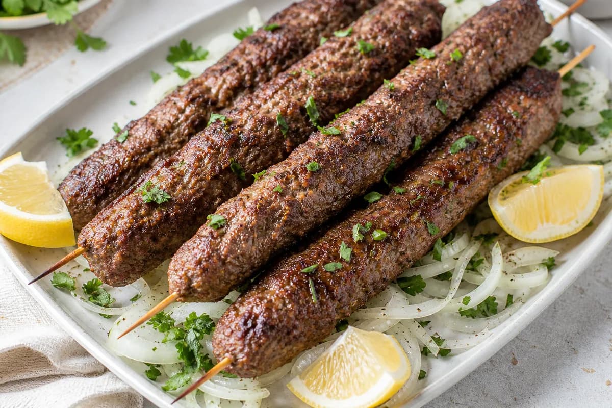 Foto ilustrativa da receita Kafta Assada