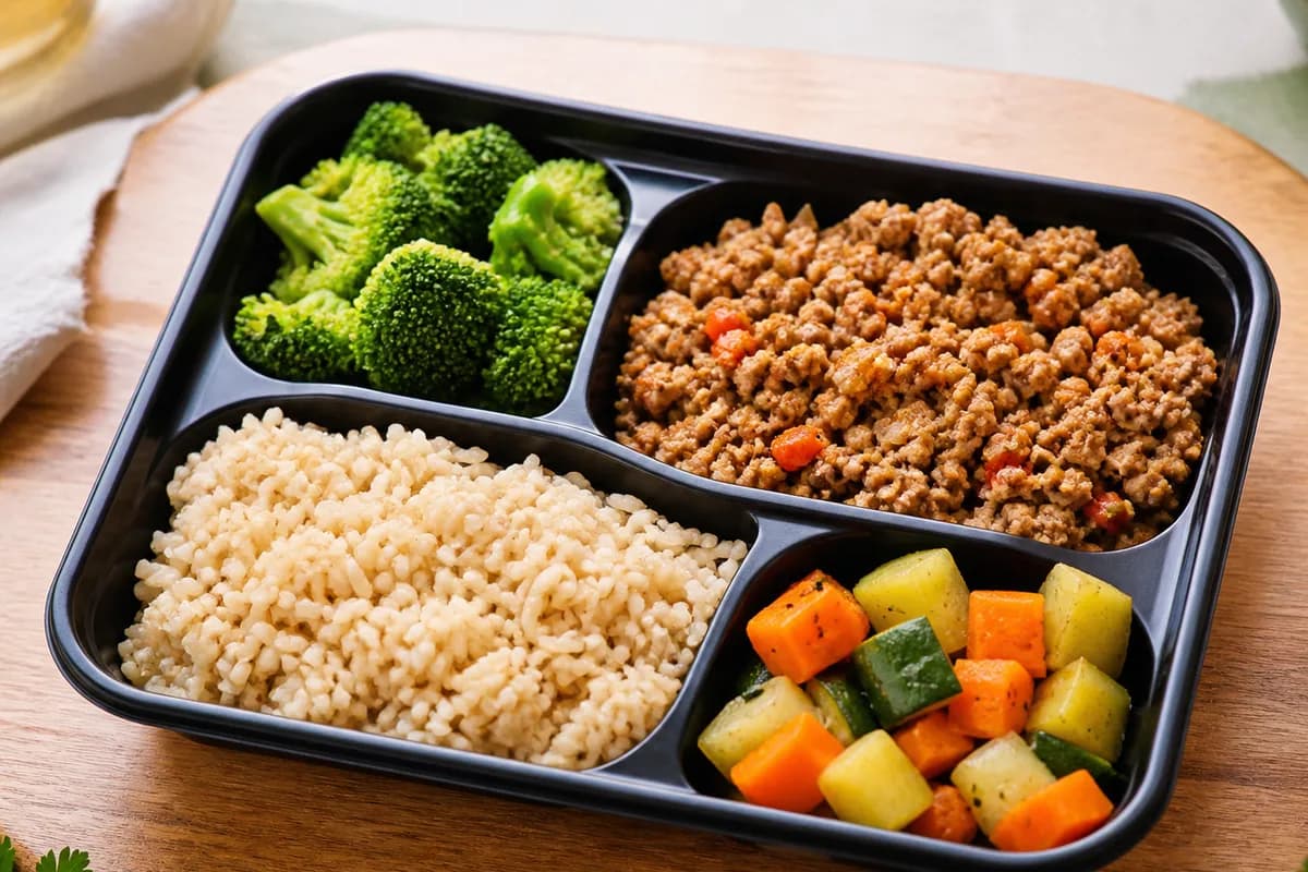 Foto ilustrativa da receita Marmita Fit de Carne Moída
