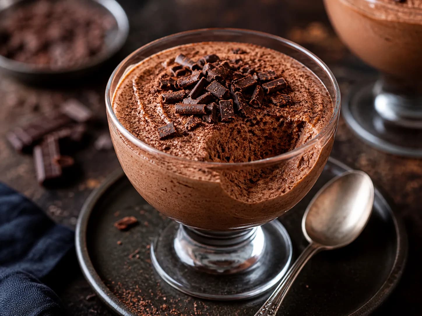 Foto ilustrativa da receita Mousse de Chocolate