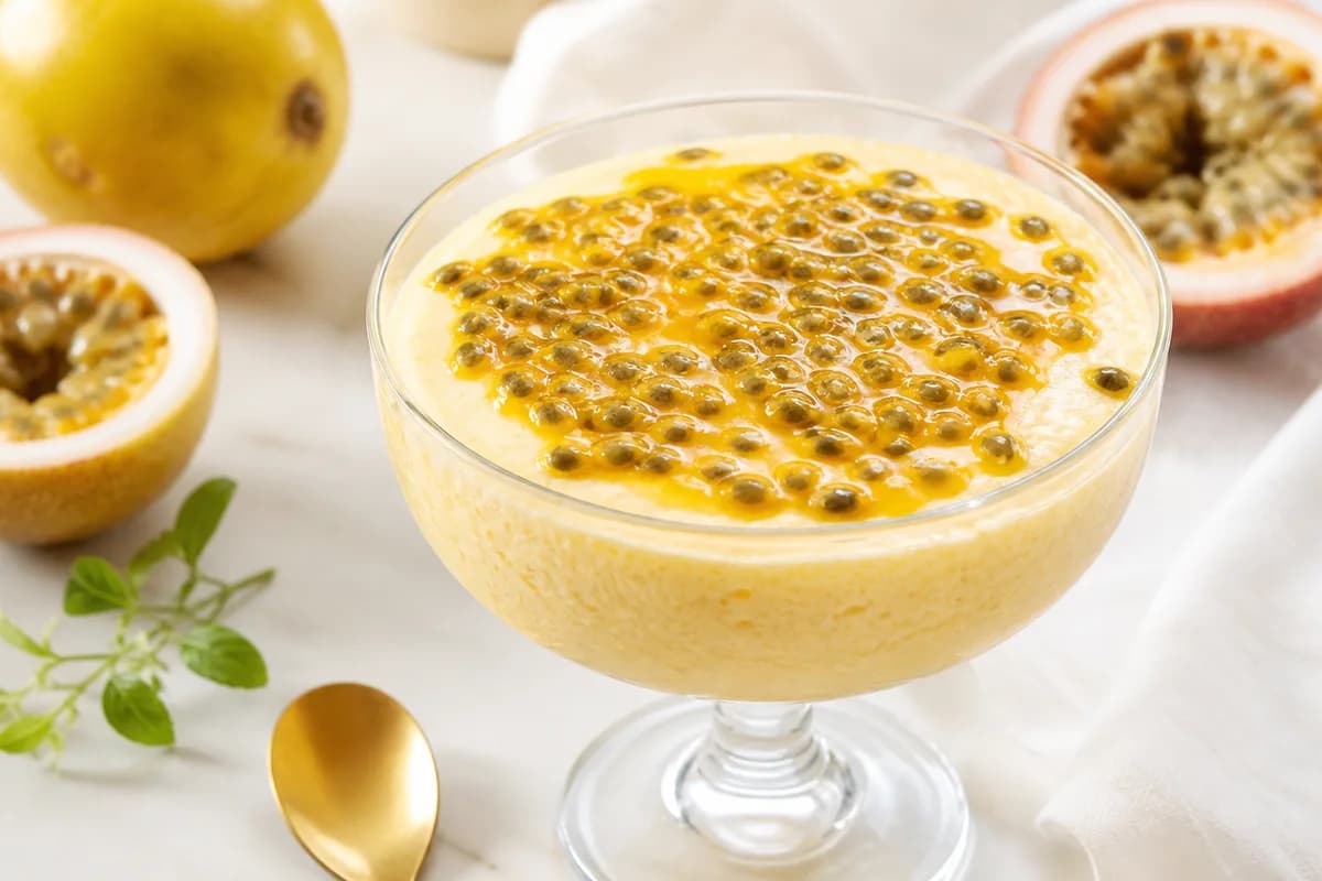 Foto ilustrativa da receita Mousse de Maracujá