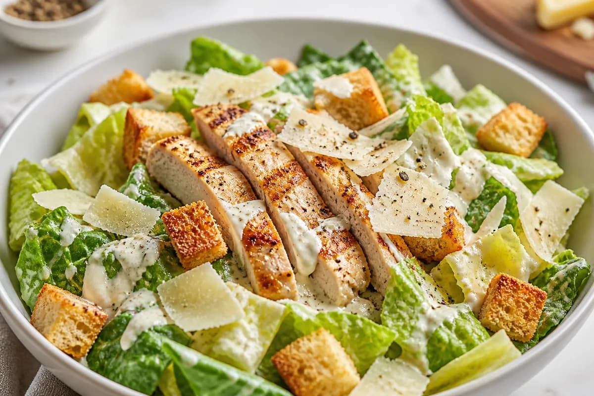 Foto ilustrativa da receita Salada Caesar