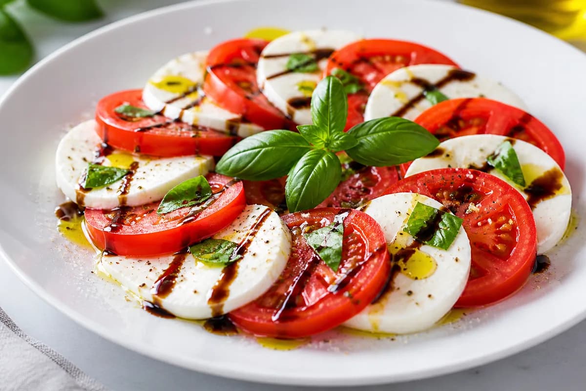 Foto ilustrativa da receita Salada Caprese