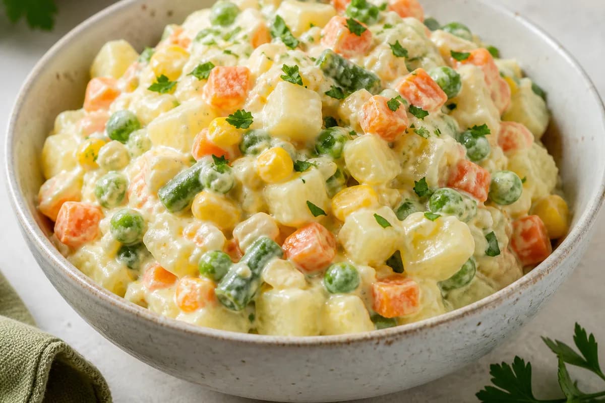 Foto ilustrativa da receita Salada de Maionese