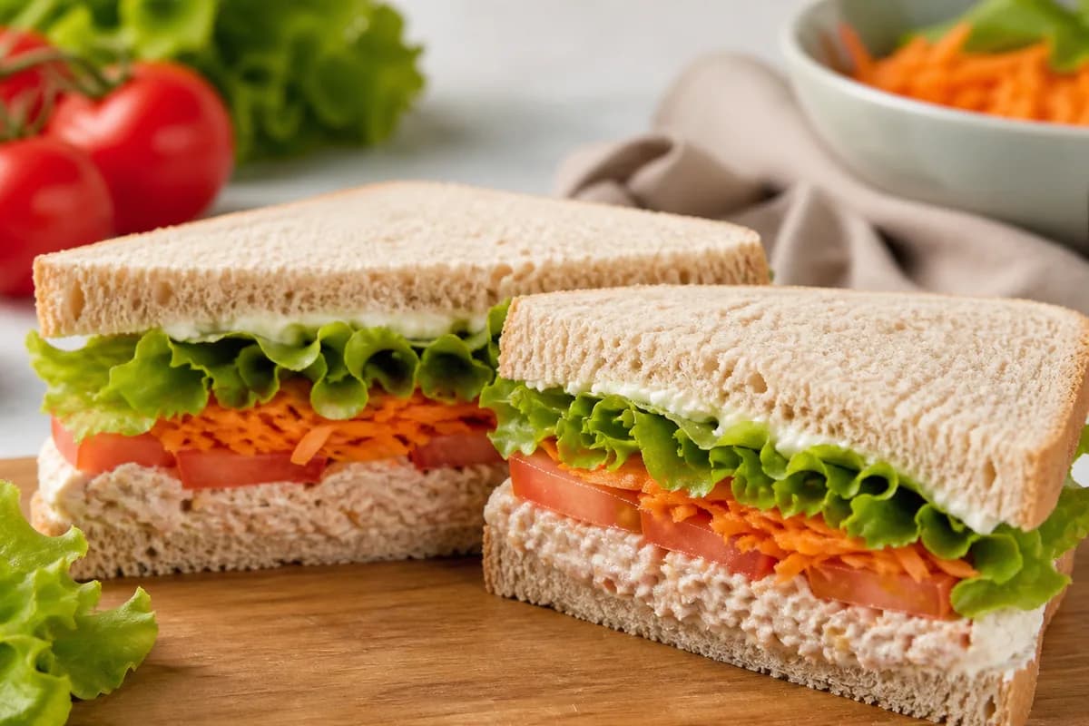 Foto ilustrativa da receita Sanduíche Natural
