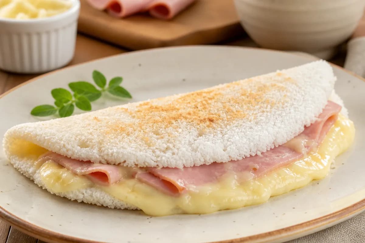 Foto ilustrativa da receita Tapioca Recheada