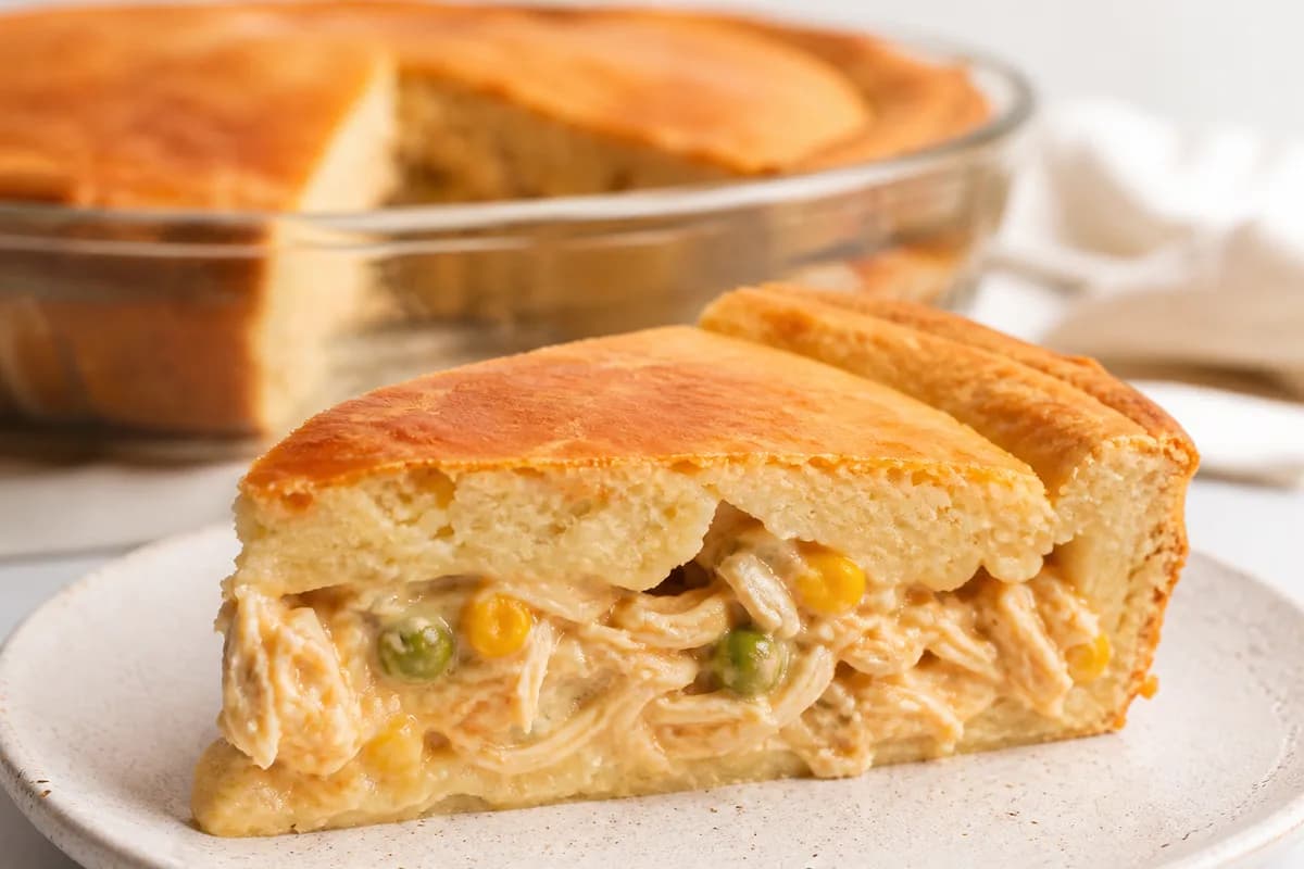 Foto ilustrativa da receita Torta de Frango de Liquidificador